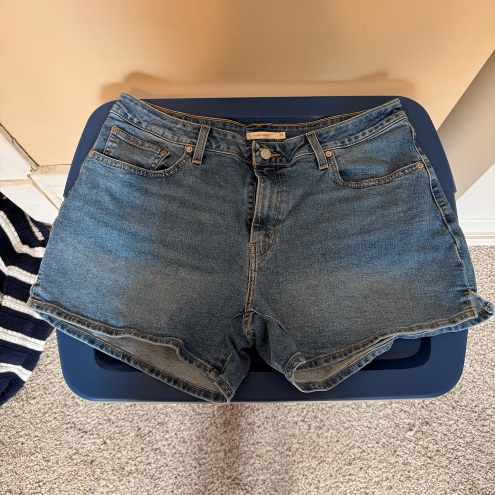 Levi’s A-Line Denim Shorts